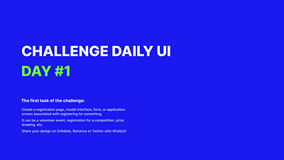 Registration form for the event app challenge dashdoard design figma mobile new ui ux uxui