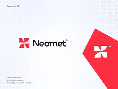 Geometric N Letter Mark Logo brand design brand identity branding clothing brand logo creative logo fashion logo flat logo geometric logo letter n lifestyle logo luxury brand logo medical logo minimal logo minimalist logo modern logo n letter logo n lettermark n logo pharmaceutical brand logo visual identity