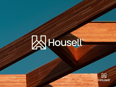 Housell© (H & House) brandmark creative design grid h letter logo h logo hire house logo logodesigner logoforsale logomeaning mark modern monogram nextmahamud real estate sell symbol usused