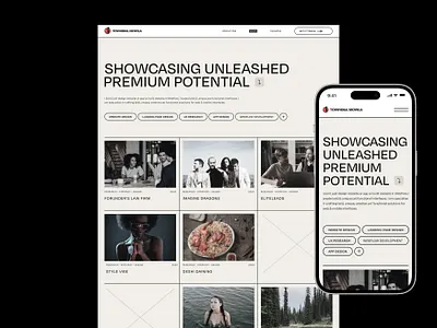 Portfolio clean landing page minimal portfolio portfolio website tm22b trendy ui uiux web webflow website work