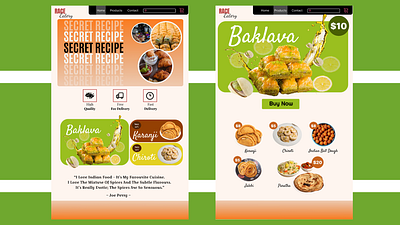TRY NEW ONE app branding design food food website graphic design illustration landingpage typography ui ux website