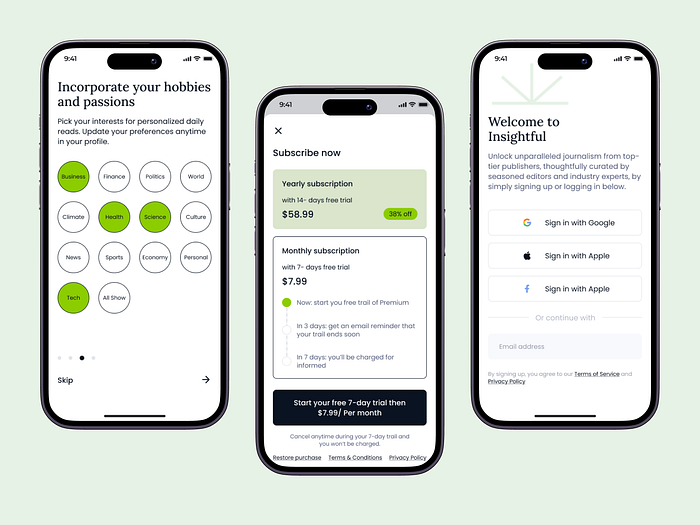 Subscription UI designs, themes, templates and downloadable graphic ...
