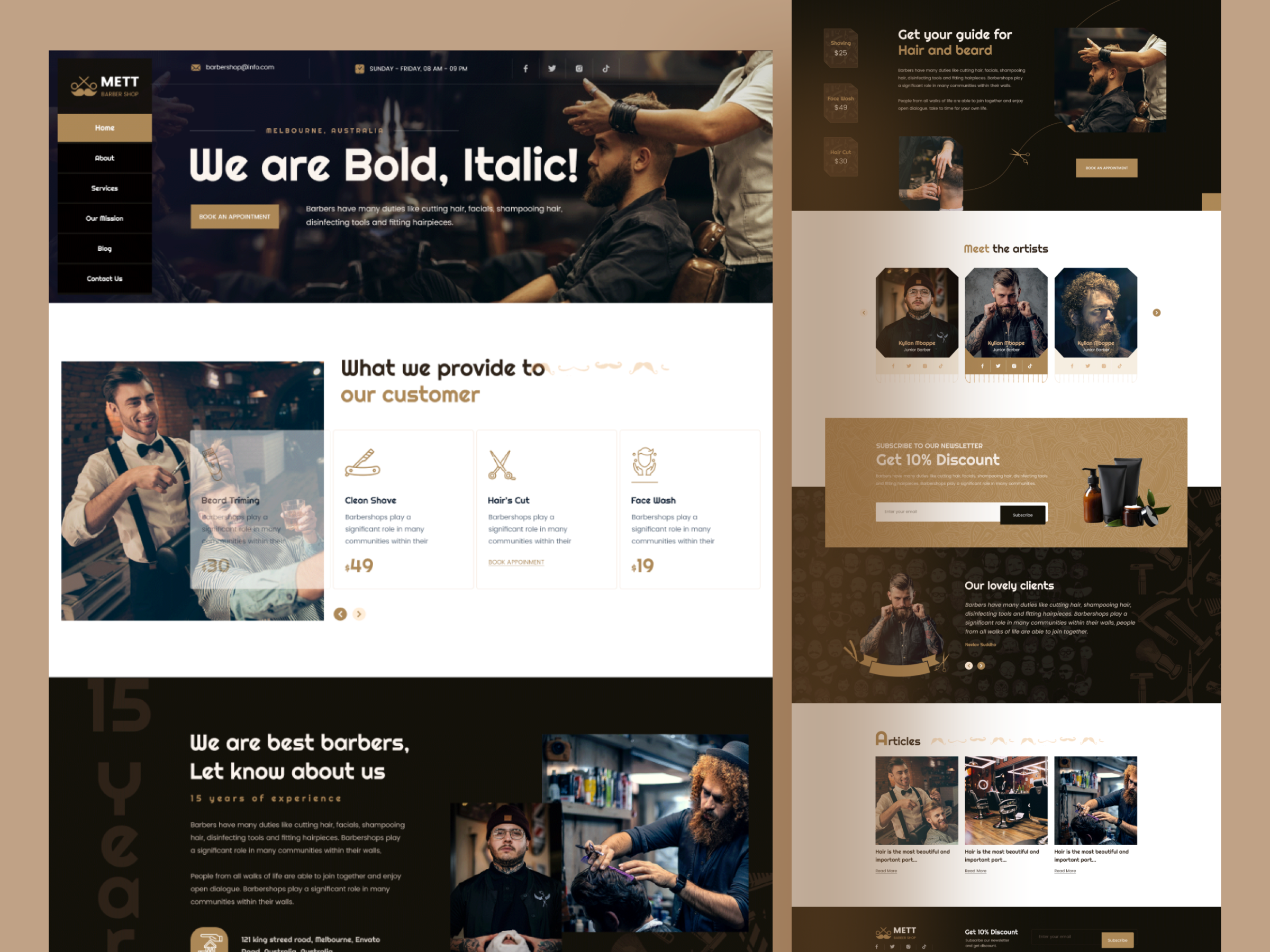 Example of Word Press Design & Development (3 Page)