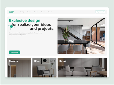 Design Interior website 🪑 atwinta figma interior agency