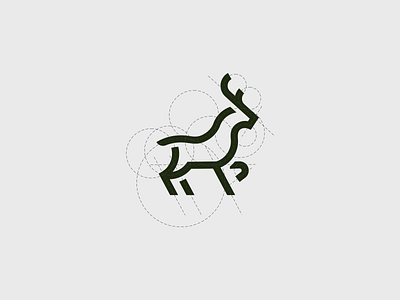 Deer Line Logo branding corporate branding design graphic design illustration logo logodesign vector