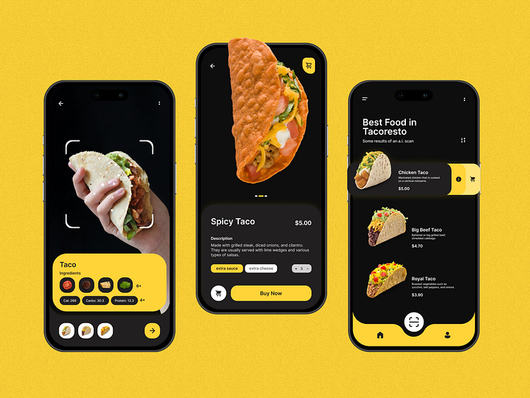 TacoRush: Food Delivery App for Taco Addict by Cassava99 Design on Dribbble