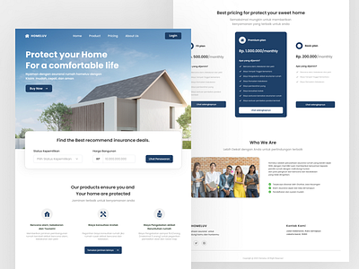 Home assurance app design illustration mobile ui ux