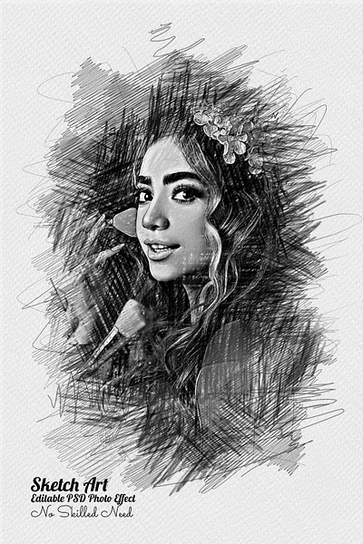 Pencil sketch photo effect template abstract animation art branding design drawing effect effect template graphic design illustration motion graphics mrikhokon pencil pencil sketch photo photo effect photoshop photoshop action sketch