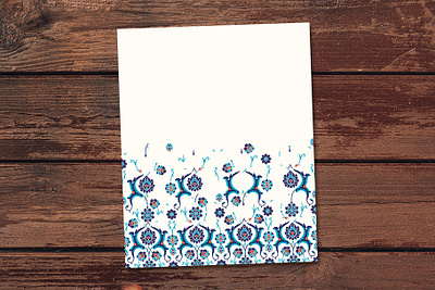 Turkish Floral Pattern Template desintegration islam template