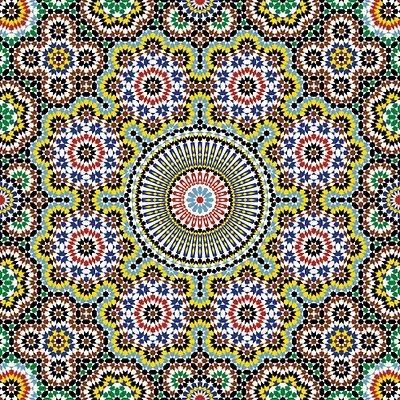 Morocco Seamless Pattern mosaic