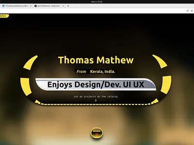 Thomas Mathew UX UI Portfolio