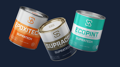 SUPRATECH bootle brand branding colors design eco logo natural paint painting rebranding reference s silver supra