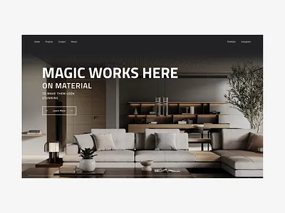 Modern Personal Portfolio - Architecture architecture case study clean creative inspiration minimal modern new portfolio ui visual website