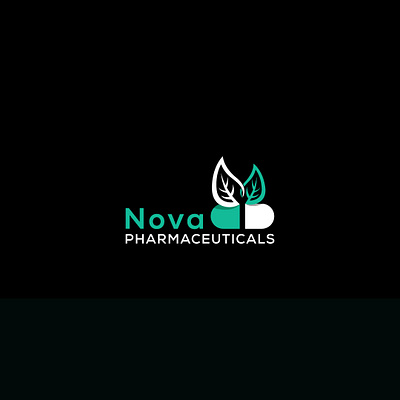 Pharmaceuticals Logo Design abstatct logo brand and guide branding design flatlogo graphic design illustration leaf letter logo logo logo design medical logo medicine minimal minimalist logo organic logo pharmaceutical pill logo ui