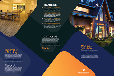 Brochure branding design graphic design illustration logo typography