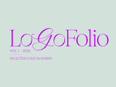 LOGOFOLIO VOL - 1 - 2022 brand branding design illustration logo logofolio