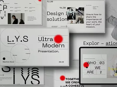L.Y.S Presentation Template app branding design google slides keynote powerpoint ppt presentation presentation design presentation template slides ui