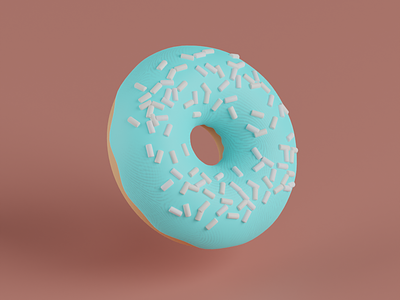Doughnut / Donut 🍩~ 3d 3d illustration blender donut doughnut icon illustration