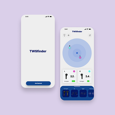 TWSfinder UI/UX figma mobile app tws ui ui design ui ux uiux ux ux design