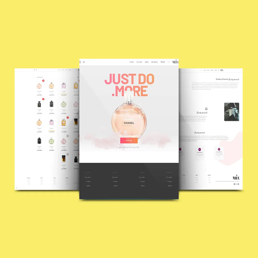 Mirscent - E-Commerce website elementor pro