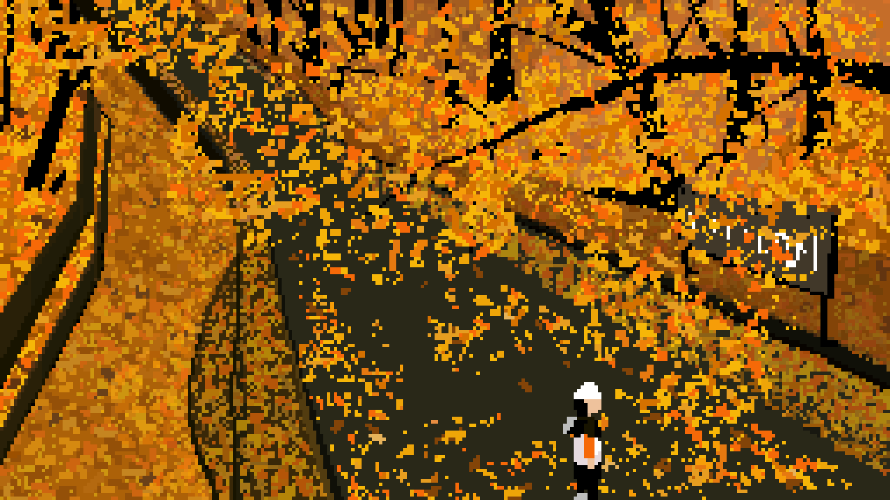 Skater boy [Autumn vibe only] animation autumn autumn leaves autumn vibe chill vibe pixel animation pixel art pixel artwork pixel autumn pixelart skate skater boy yellow theme