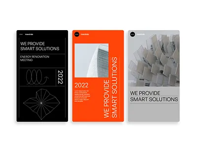 Studio Maestrale branding assets - story design architecture brandbook branding design graphic design instagram story linear logo logotype minimalistic reel story