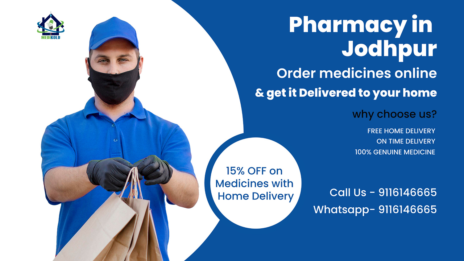 The No.1 Pharmacy in Jodhpur Medical Store Near You by Medikold on