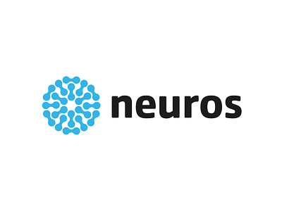logo brain - neuros brain branding cerebral logo medical neuron