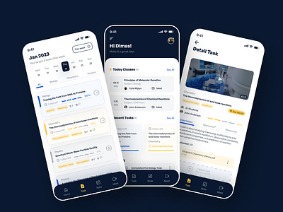 School Task App app design graphic design ui ux
