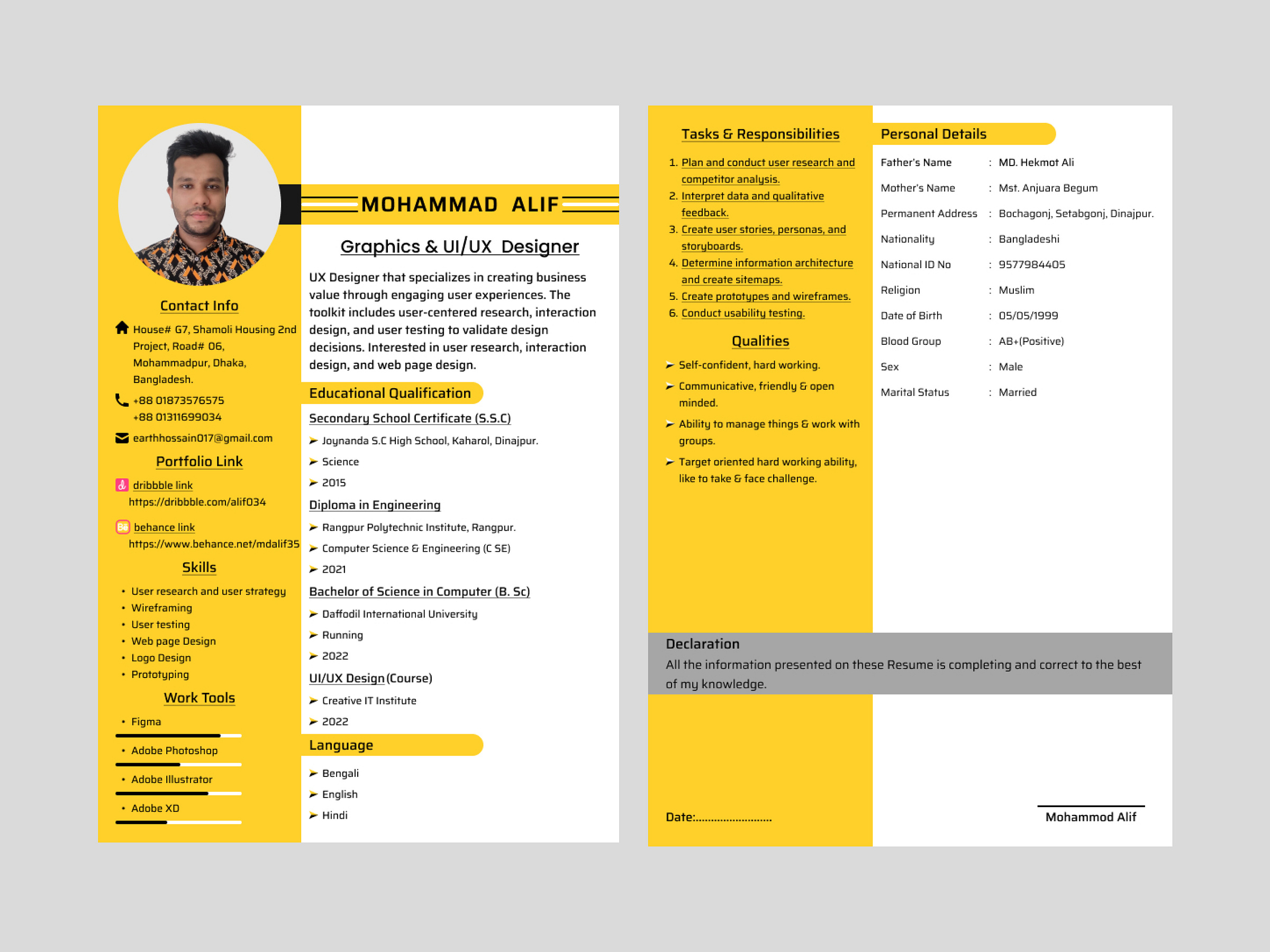 professional-template-cv-design-by-md-alif-on-dribbble