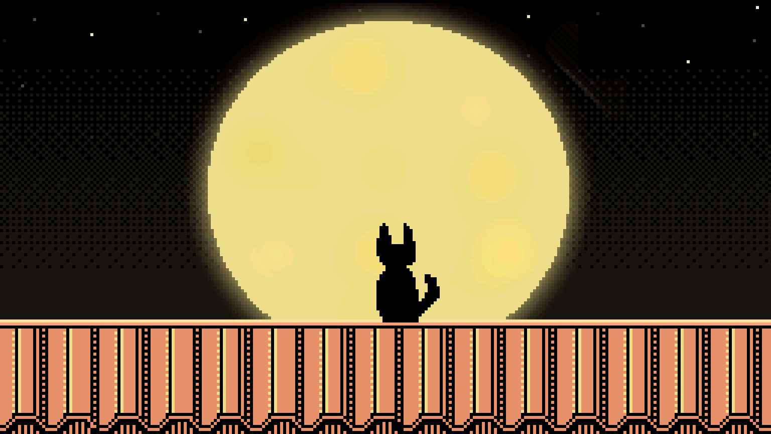 Alone full moon night alone night animation black cat cat cat pixel art full moon full moon night mooon night pixel art night night sky pixel animation pixel art pixel artwork pixelart