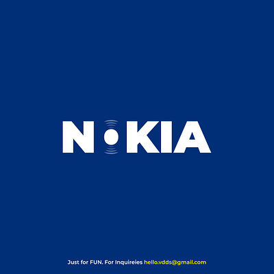Nokia Logo Concept branding design figma identity illustration logo mark vector