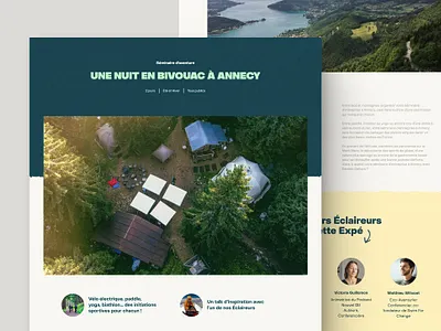 Demain Dehors - website agency outdoor ui website