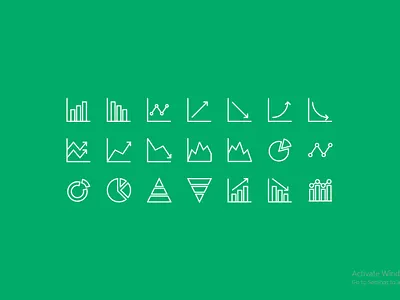 Chart Icon chart finance icon line