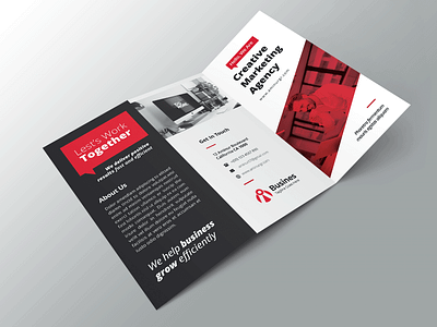 Trifold-brochure-design Behance Link: shorturl.at/lmqF4 branding brochure flyer design graphic design