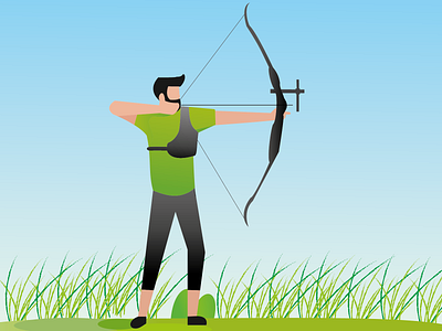 Archery 3d animation app branding design graphic design illustration logo motion graphics typography ui ux vector
