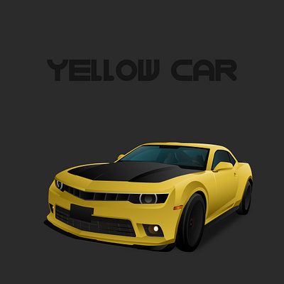 Yellow Car car design expensive graphic design illustration vector yellow