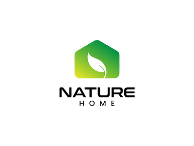Nature Home logo concept brand branding design graphic design home illustration logo motion graphics nature ui ux vector