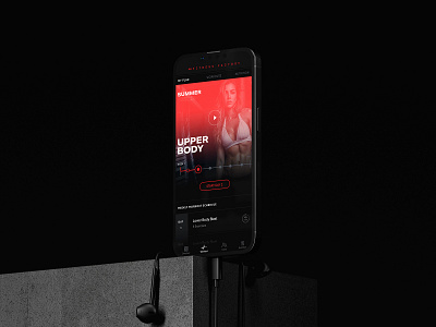 Smartphone On Concrete Showcase Black Scene Mockup PSD app black branding design device digital display mockup phone screen smartphone