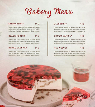 Cafe menu branding design typography ui ux