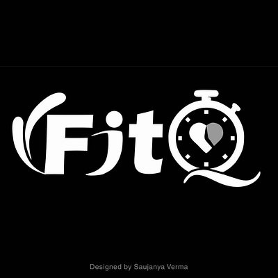 Fitness App Logo: FitQ adobe illustrator app app logo branding design graphic design logo logo idea vector