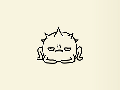 Your face is not a museum alien animal branding cartoon character design dribbble illustration mascot monster spiked