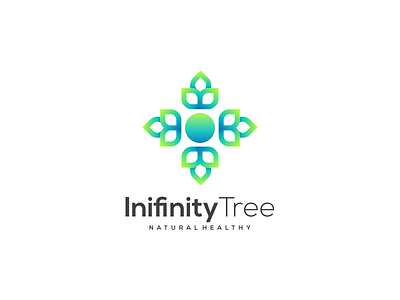 Infinity Tree 3d branding design graphic design icon illustration lineart logo vector