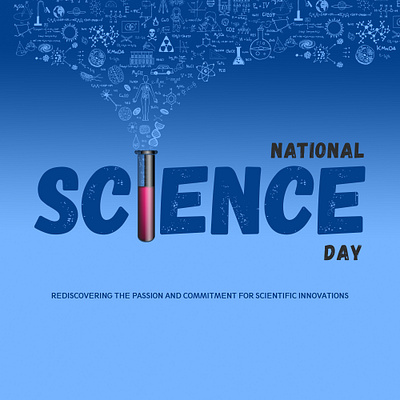 National Science Day graphic design india scienceday