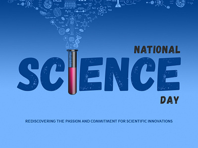 National Science Day graphic design india scienceday