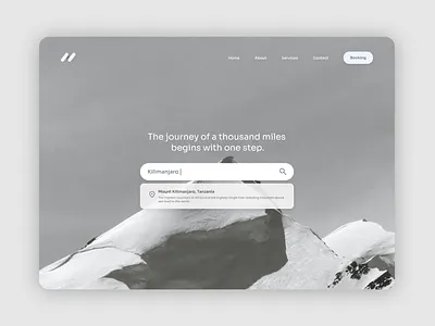 Landing Page Search Concept landing page search ui ux we website