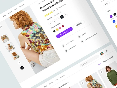 Fashion E-Commerce Store brand clothing design ecommerce fashion fashion store landing page marketplace dashboard minimal design platform portfolio product saas shop shopping startup store ui ux webapp website