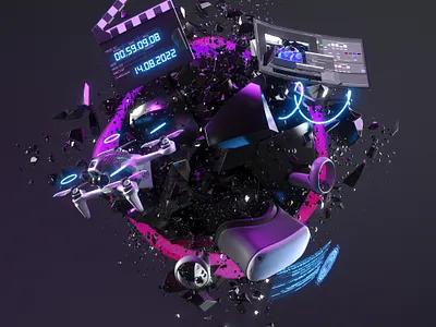 THE CORE SCHOOL 3d branding cgi design details illustration logo motion graphics rendering rrss ui