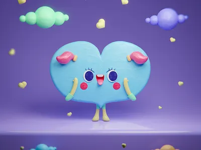 Sincere 3d 3d character 3d modeling art direction blender blender3d character design clay character graphic design