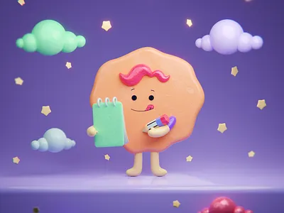 Responsible 3d 3d character 3d modeling art direction blender character design clay character